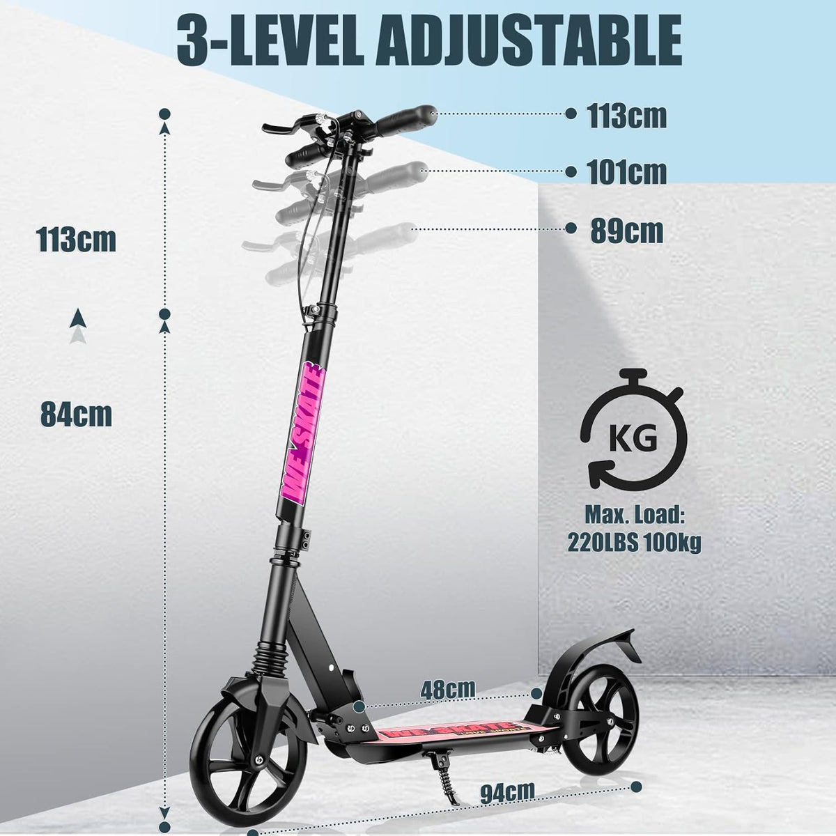 Hikole Big Wheel Scooter