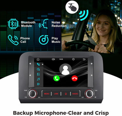 autoradio met draadloze CarPlay & Android Auto voor Fiat Croma (2005-2012) | Linux-systeem|3S snelstart | OEM-geluidskwaliteit | Bluetooth, EQ, USB, FM/AM-radio