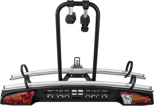 Fietsendrager – Fietsdrager – Trekhaakdrager – Fietsrek – Dubbele Fietsendrager – Kantelbaar – Stalen Frame met Aluminium Rails