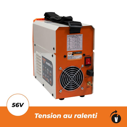 RURIS AS130FULL Welding Machine MMA/MIG/TIG + Accessoires: masker, hammer/borstel, elektroden, magneet, gloves, Solar Welding Helmet, Apron, 0,8 mm Welding Wire.