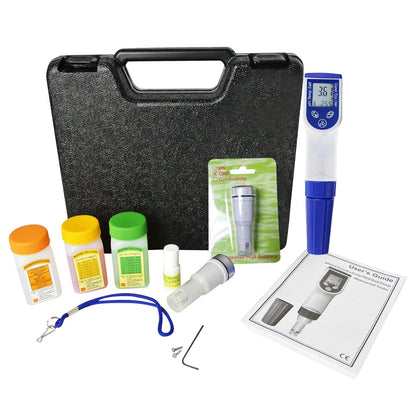 6-in-1 pH-Meter voor Waterkwaliteit; Multiparameters (pH-ORP TDS Saliniteit Geleidbaarheid CE Temperatuurmeter) Waterdichte Digitale Pen met Verwisselbare ORP-Sonde