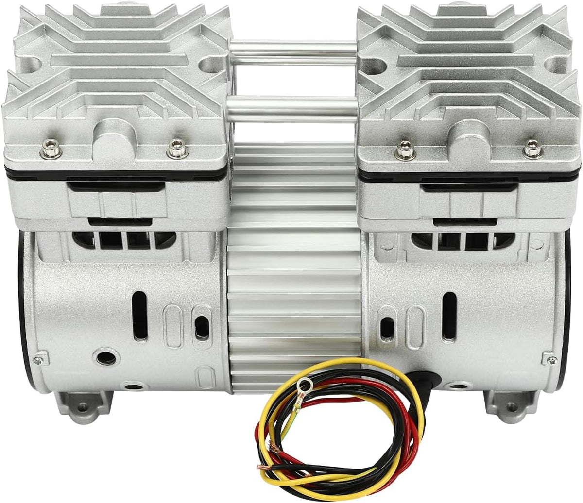 Olievrije Vacuümpomp – Vacuüm Pomp – Compressor Pomp – Stille Pomp – Laboratorium Pomp – 550W 220V – Stil Geluid 65dB – 8 Bar Maximale Druk