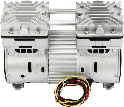 Olievrije Vacuümpomp – Vacuüm Pomp – Compressor Pomp – Stille Pomp – Laboratorium Pomp – 550W 220V – Stil Geluid 65dB – 8 Bar Maximale Druk