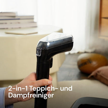 Tapijtreiniger – Vloerreiniger – Kruimeldief – Stofzuiger – Tapijtstofzuiger – 2-in-1 Reinigingskracht Met Warmte – Lichtgewicht En Gebruiksvriendelijk