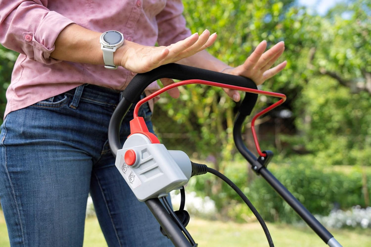Elektrische Grasmaaier – Gazonmaaier – Duwmaaier – Tuinmaaier – Maaimachine – 1600 Watt Krachtige Motor – 5-standen Maaihoogte 30-75 mm