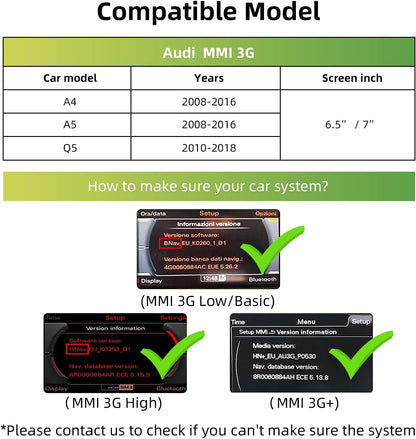 Draadloze CarPlay & Android Auto Retrofit Kit – CarPlay Adapter – Android Auto Interface – OEM Upgrade Module – MMI 3G Decoder – Plug & Play Installatie – WLAN & Bluetooth Connectiviteit