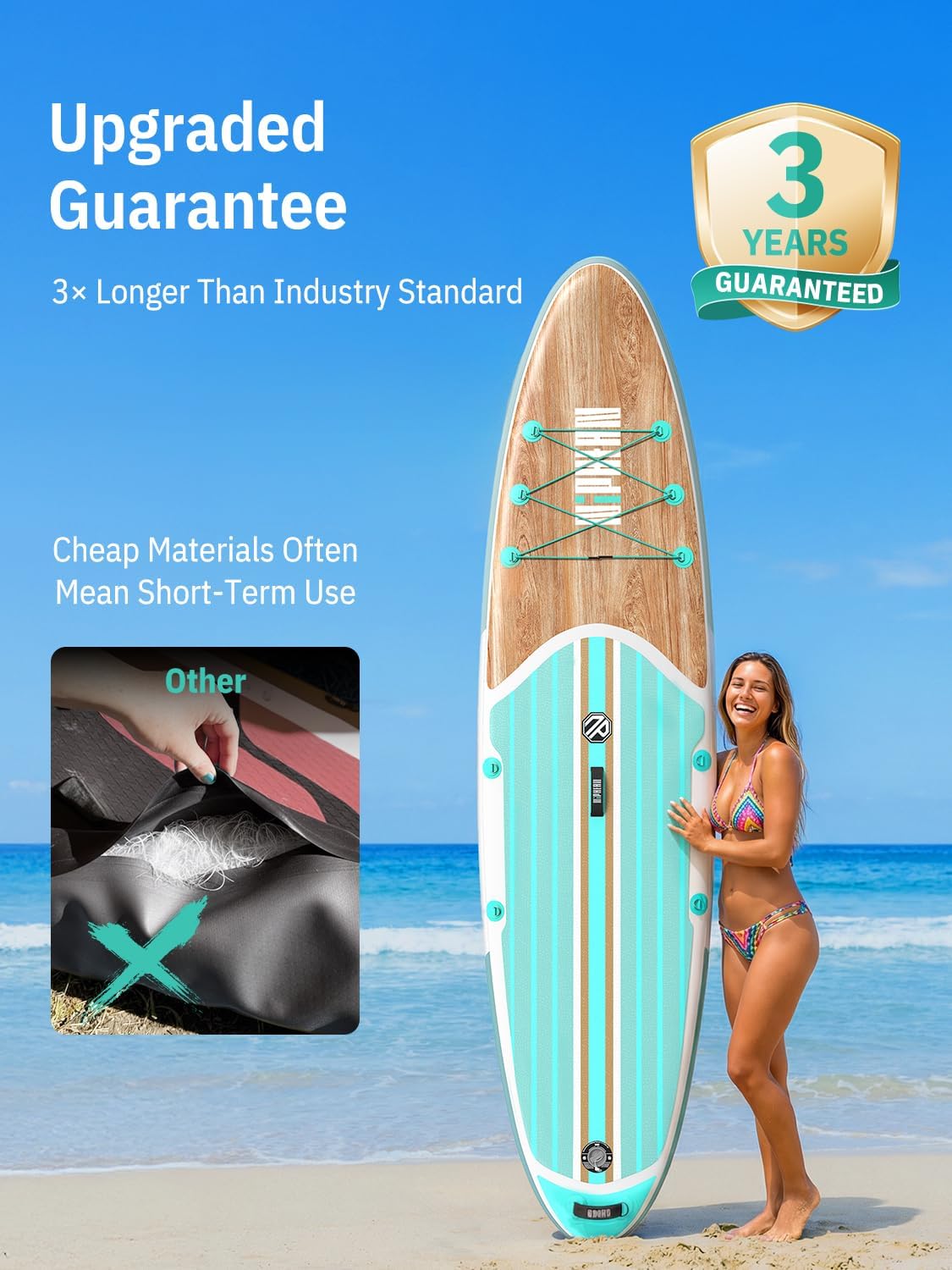 <font dir="auto" style="vertical-align: inherit;"><font dir="auto" style="vertical-align: inherit;">        Niphean - Inflatable Stand Up Paddleboard (SUP) with Stabiltrac fin design, SUP accessories and anti-slip EVA deck, 320cm inflatable paddleboard fo