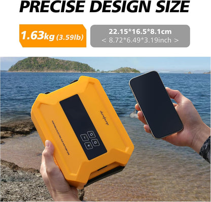dwndpump Paddle Board Pomp Elektrische Draagbare, 20PSI Hoge Druk SUP Pomp, Intelligent Dual-Stage Inflatie Deflatie Functie, Auto-Off, LED Display, Luchtpomp voor Paddleboards