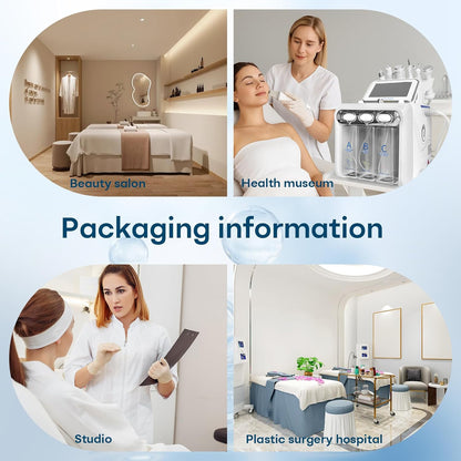 Hydrafacial Professioneel Aquafaciaal Apparaat – Waterstof-Zuurstof Schoonheidsmachine – Hydrafacial Apparaat – Aquafacial Apparaat – Hydrofaciaal Apparaat – 6-In-1 – Touchscreen Met Instelbare Waterstroom En Druk