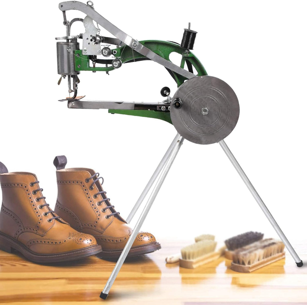 Handmatige Schoenreparatiemachine – Schoenmaker Machine – Herstellende Naaimachine – Lederen Naaimachine – Stikmachine Voor Leer – Stevig Metaal – Verstelbare Naaldafstand