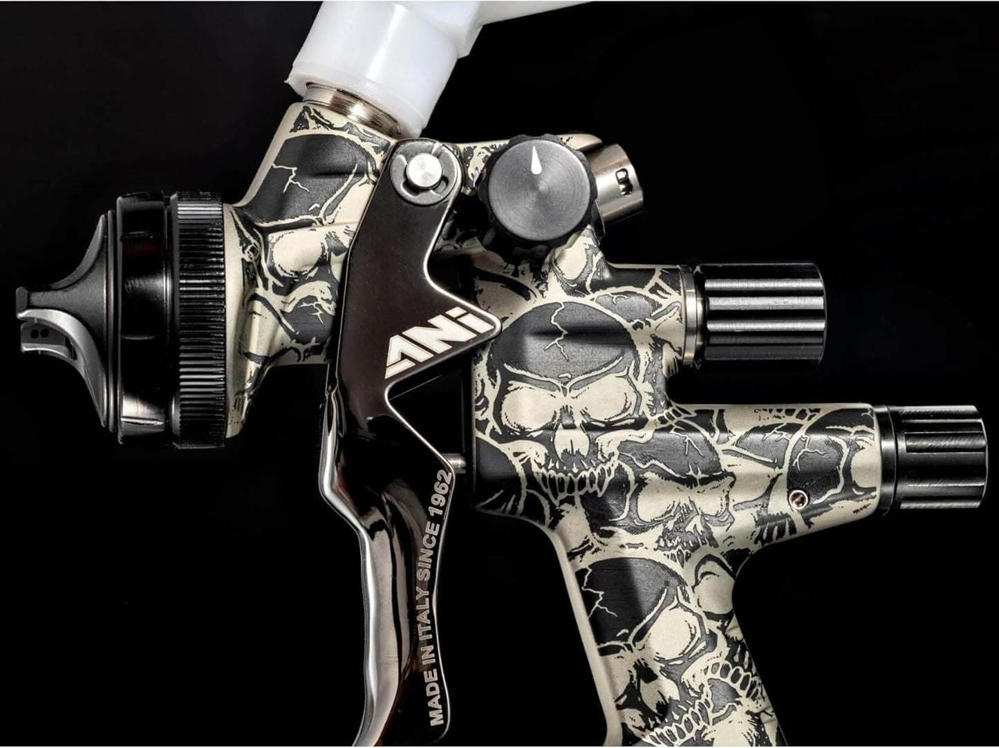Air Pressure Spray Gun – Verfspuit – Spuitpistool – Lakspuit – HVLP Spuit – 1.3 mm Nozzle – Transparante Luchtkap – Verstelbare Spuitmodi