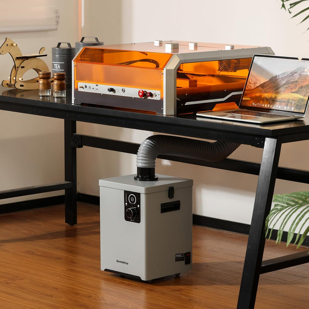 Rookafzuiger – Rookabsorber – Rookreiniger – Luchtzuiveraar – Rookafzuigsysteem – 4-Laags HEPA- En Actiefkoolfilter – UV-Functie