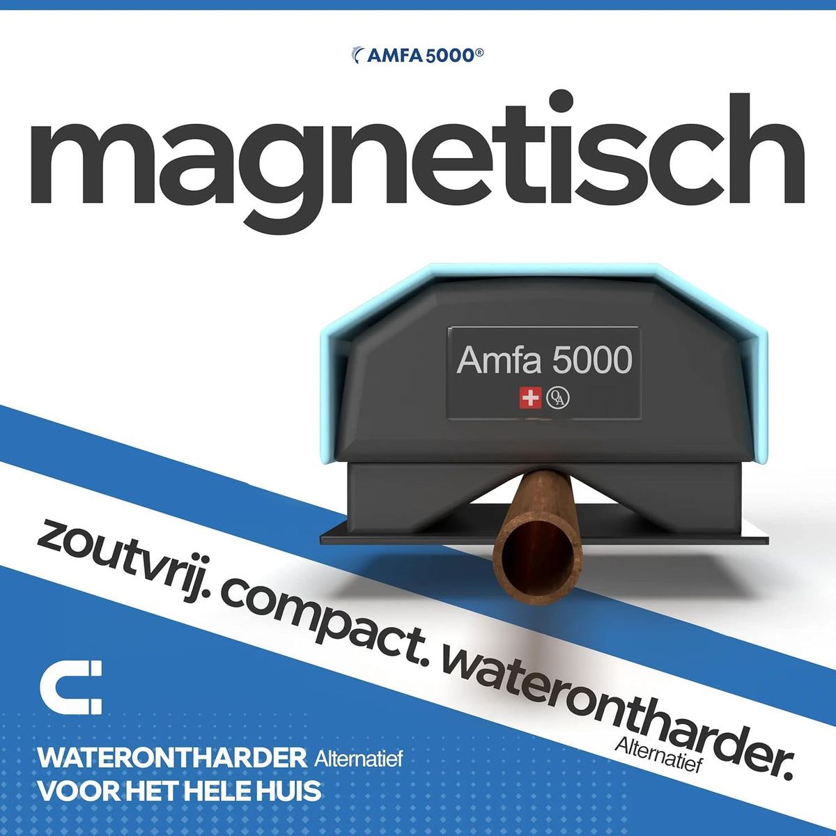 Magnetische Waterontharder Alternatief – Waterontharder Systeem – Waterontkalker Alternatief – Antikalksysteem – Waterontharder Magneet Alternatief – Zonder Zout En Chemicaliën – Installatie In 5 Minuten