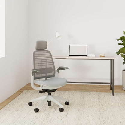 Ergonomische Bureaustoel – Bureaustoel Draaistoel Kantoormeubel Werkstoel – Verstelbare Lendensteun – 4D Armleuningen – Ademend Mesh – LiveBack Technologie