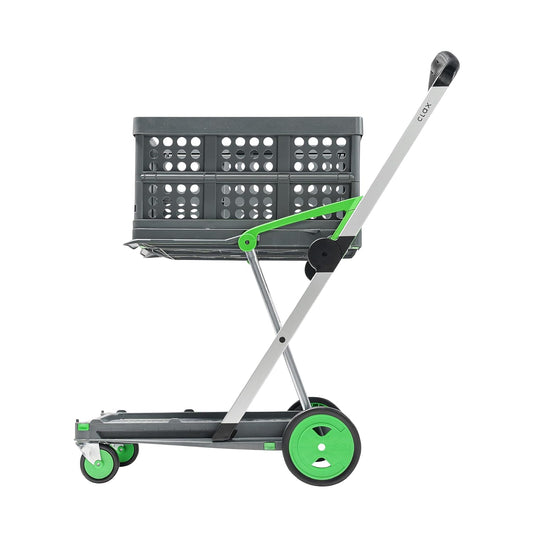 Tweelaagse Trolley – Mobiele Kar – Transportkar – Servicewagen – Rolkar – Aluminium Frame – Draagkracht Tot 60 Kg