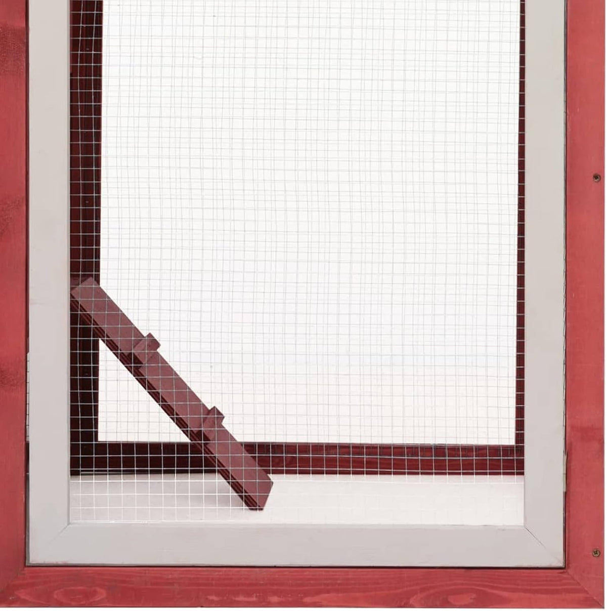 BaraSh Chicken Coop Red 170 x 81 x 110 cm Solid Pine and Spruce Chicken Coop Cages Chicken Coop for Outdoor Chickens (SPU: 170863)