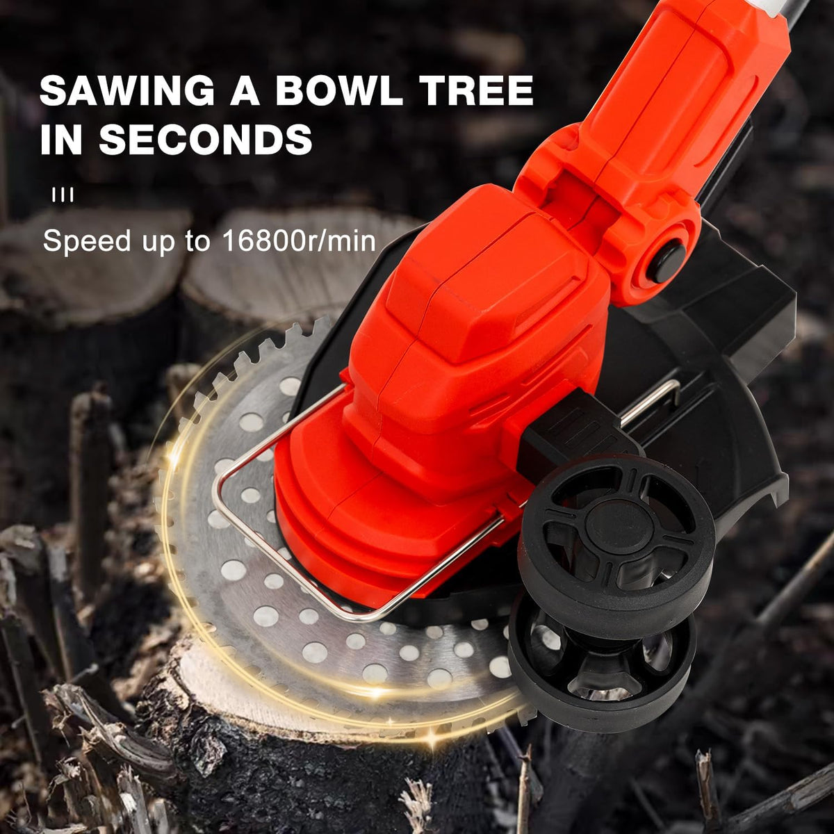 Grastrimmer – Accu Graskantenmaaier – Kantenmaaier – Bosmaaier – 3-in-1 Multifunctioneel – 21V 4000mAh Accu – Verstelbare Telescopische Steel