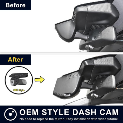 4K Dash Cam Custom Fit voor BMW X2 (Gen2 X2 Front 4k)