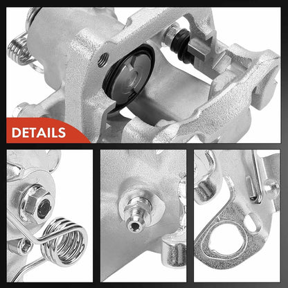 Frankberg 1K0615423C Remklauw compatibel met J.e.t.t.a 2005-2010 Golf A3 Brake Caliper Wiht Bracket One Side 1 piston Rear Links en Rechts Set van 2 stuks Vervanging # 1K0615423C