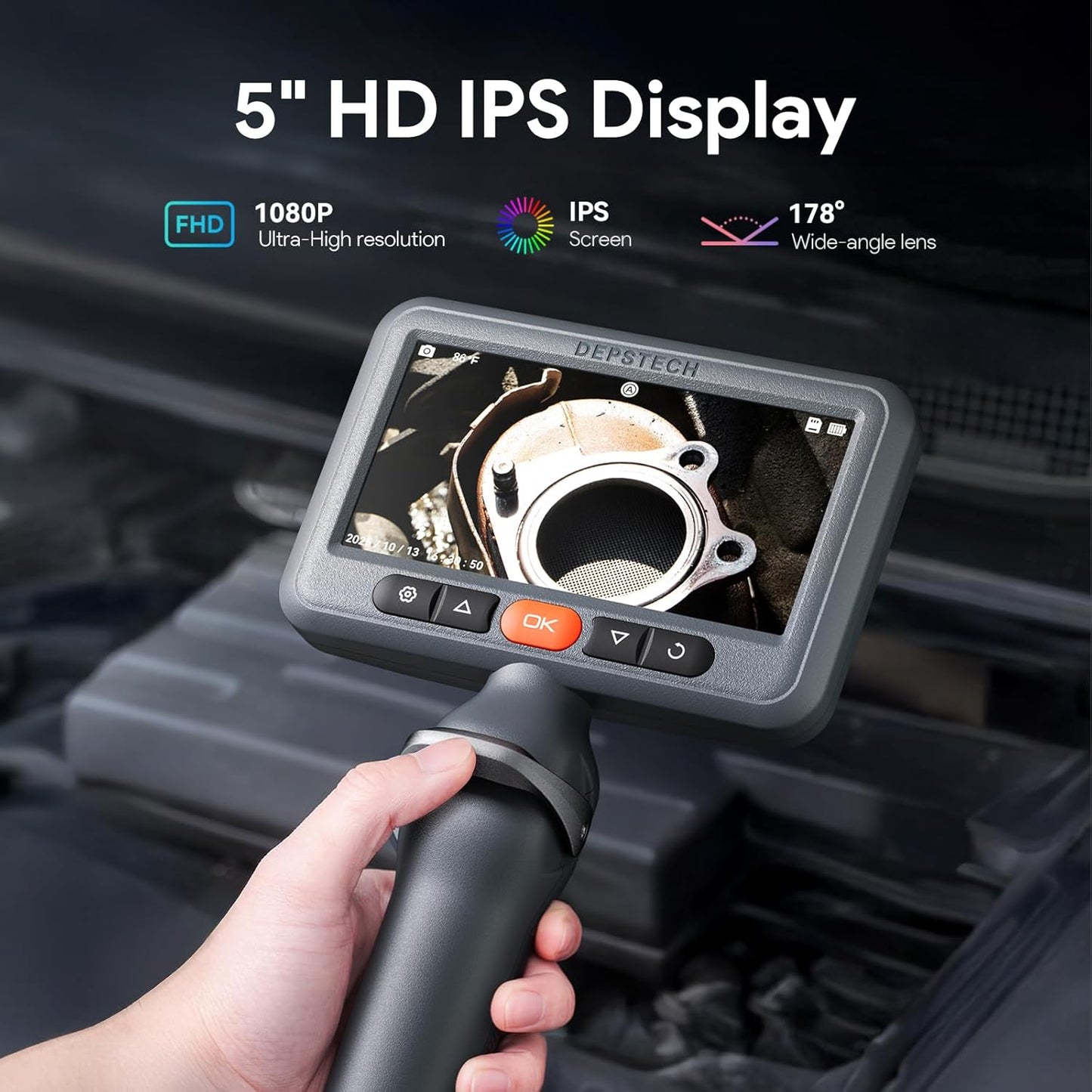 DS660DL Articulerende Borescope Camera met Licht