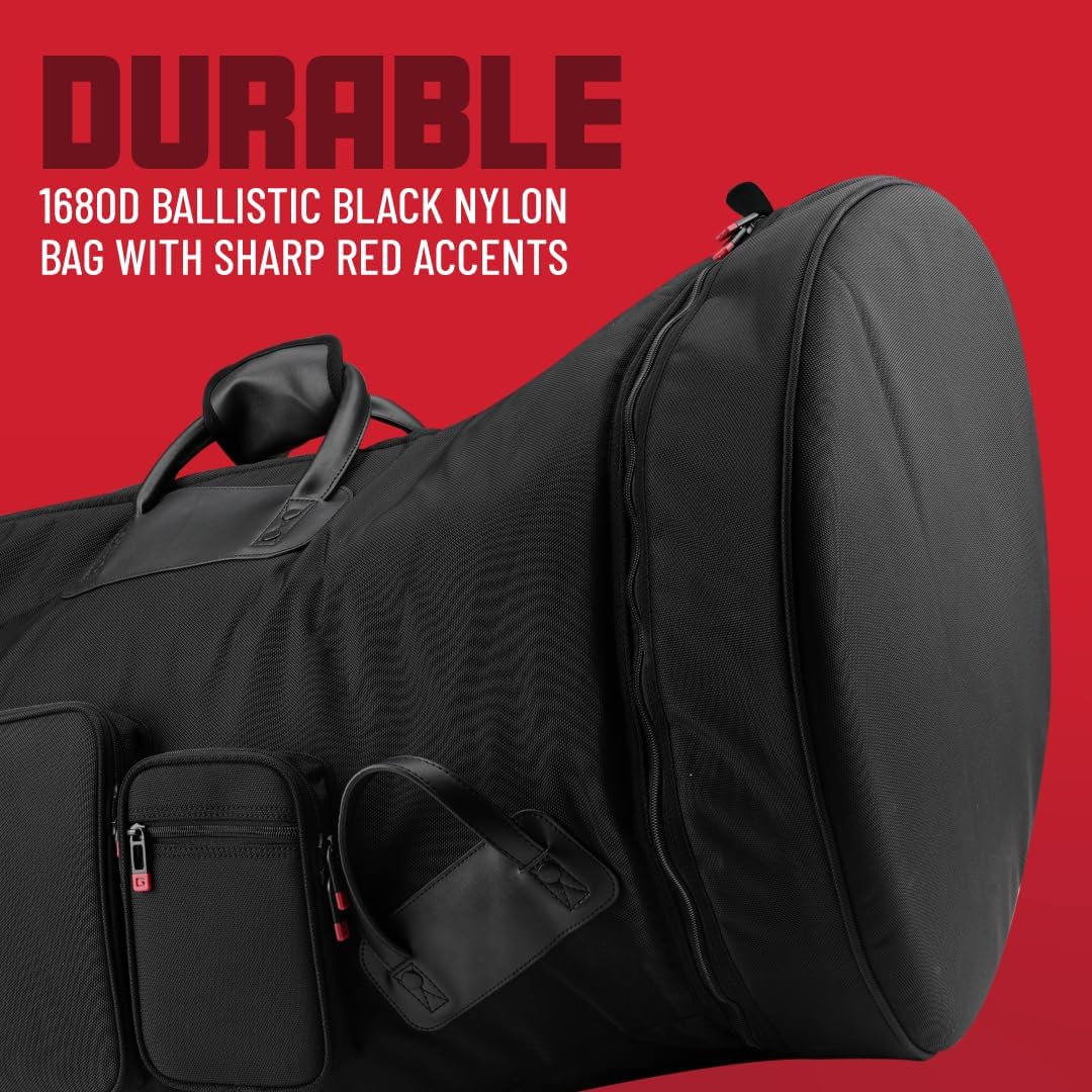 Gator Cases Allegro Series Pro gigbag voor trombones met en zonder kwartventiel, zwart (GBPB-TROMBONE)