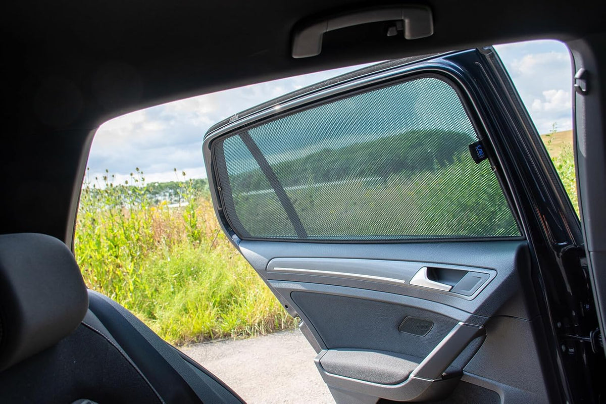 Set Car Shades compatibel met Volkswagen Golf VII 5 deurs 2013-2020 (4-delig) Pasklare Auto Zonwering
