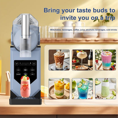 Slushy-machine voor thuis, 2 liter grote capaciteit bevroren drankmaker, geen ijsblokjes nodig, met 5 instellingen & auto-cleaning slushie machine voor ijs, smoothies, milkshakes