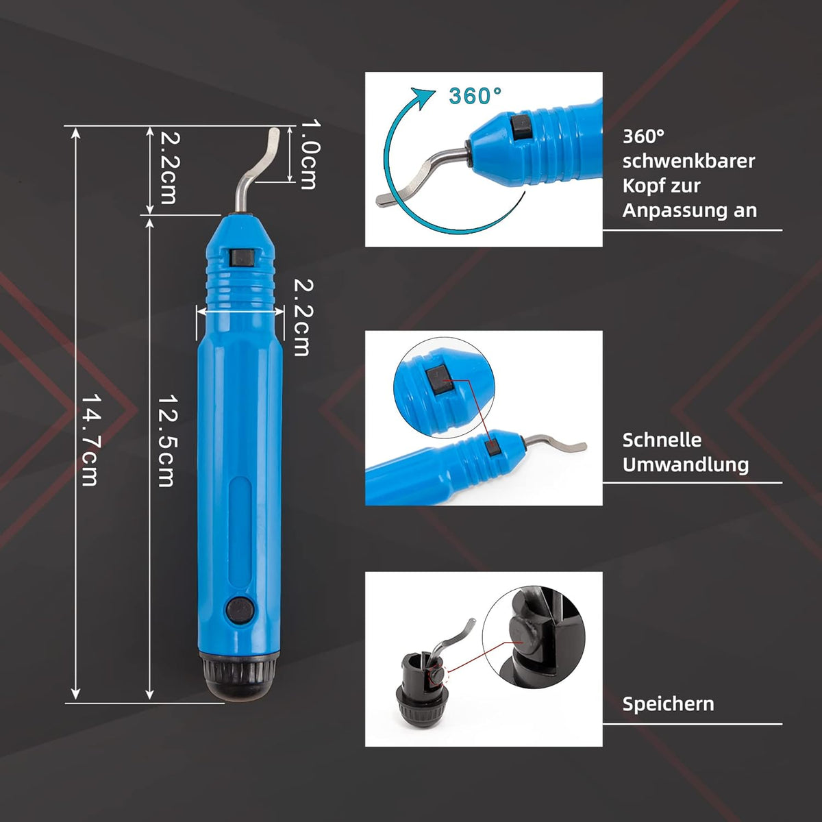 Buisbuiger, buisbuigmachine van koperen buizen en remleidingen, handmatig met buissnijder, ontbramer voor airconditioning, buigtang, remleiding, buiggereedschap, 1/4 inch - 7/8 inch tot 90