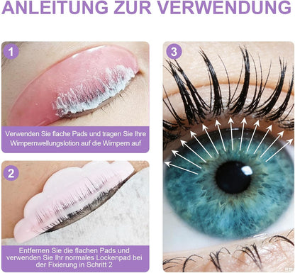 Wimperlifting Pads – Lash Lift Pads – Wimperlift Pads – Onderoogpads – Oogklep – 4 Stuks, Roze – Ultradun & Zelfklevend Zonder Lijm – Zachte Siliconen, Herbruikbaar