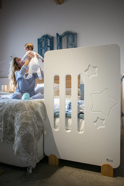 Interbaby CUNA15 babybed Star Nature, wit, 19,3 kg