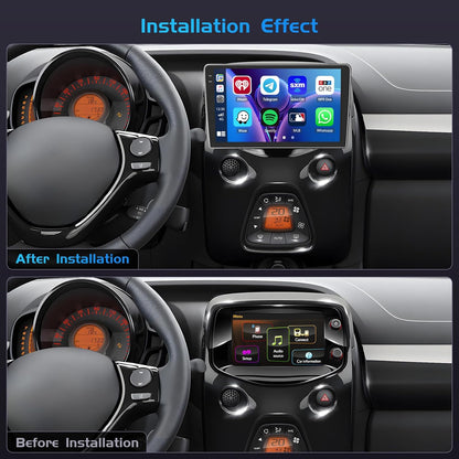 Autoradio – Multimediasysteem – Navigatiesysteem – Infotainmentscherm – Multimediascherm – Geschikt Voor Auto’s 2015-2020 – 9 Inch In-Cell Touchscreen – 4GB RAM + 64GB Opslag