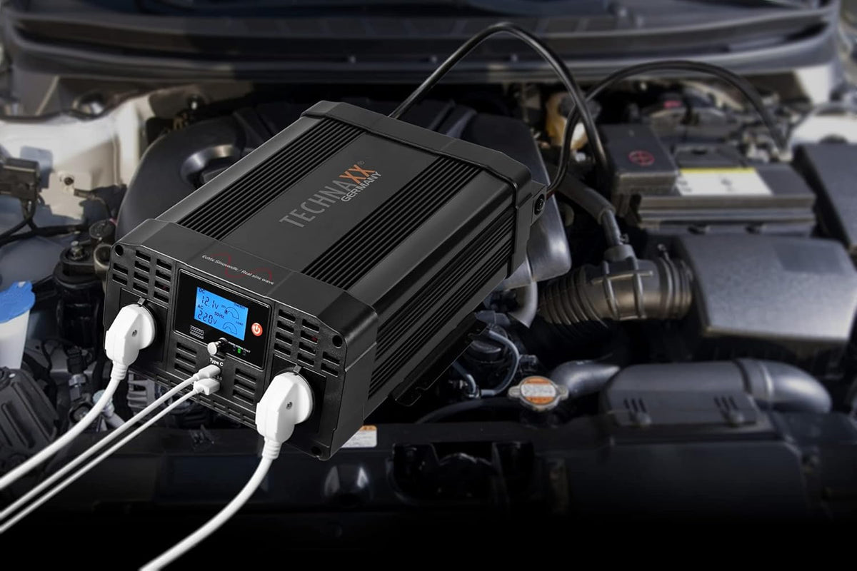 Technaxx voltage converter TE22 12 V/DC - 230 V/AC