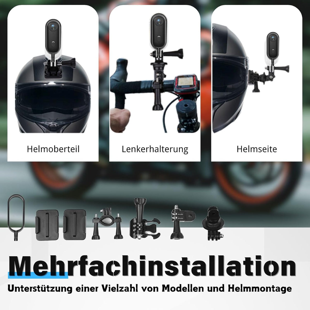 4K Actiecamera, duim actiecamera, klein formaat, overal te monteren, kleine lichaamscamera met veerclip, draagbare vlogging, handsfree POV-opname, helmcam voor fietsen, motorfiets (4K-128G)