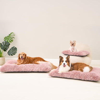 Hondenbed – Hondenkussen – Hondenmand – Huisdierenbed – XL Hondenmat – Extra Groot 105x70 cm – Zacht Pluche – Anti-Slip & Wasbaar