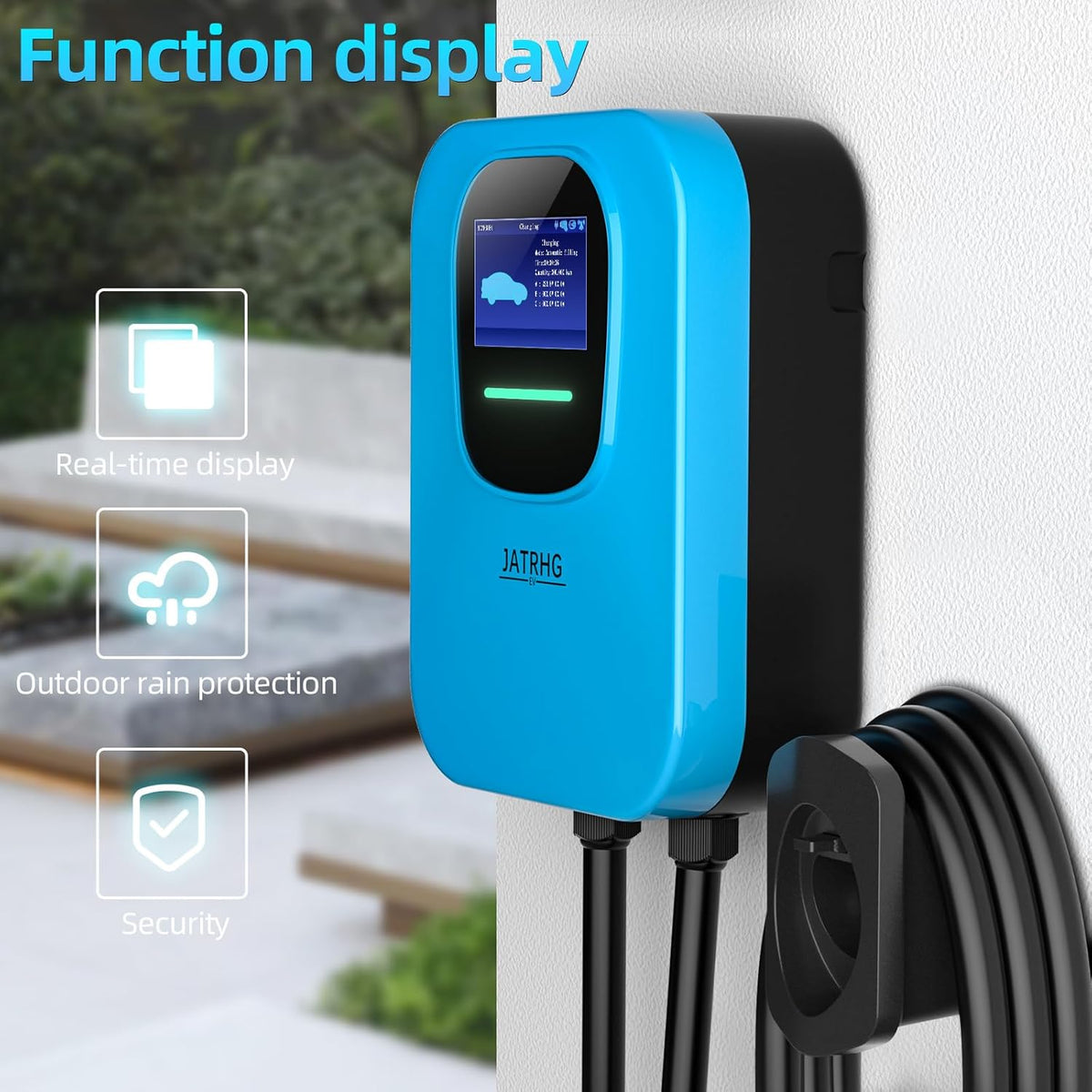 Laadstation Elektrische Auto – Oplaadpunt EV – Wallbox – Snelader – Type 2 Laadpaal – 11 kW Driefasig – 16A 380V – Waterdicht Met Shutter Bescherming