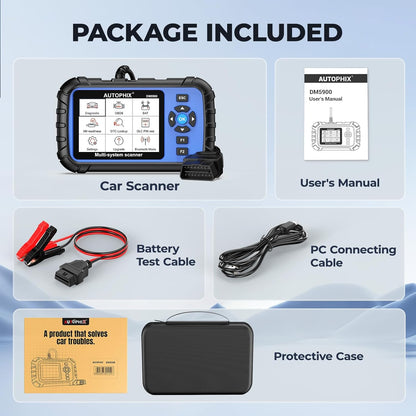 AUTOPHIX OBD2 Scanner Batterij tester 2 in 1