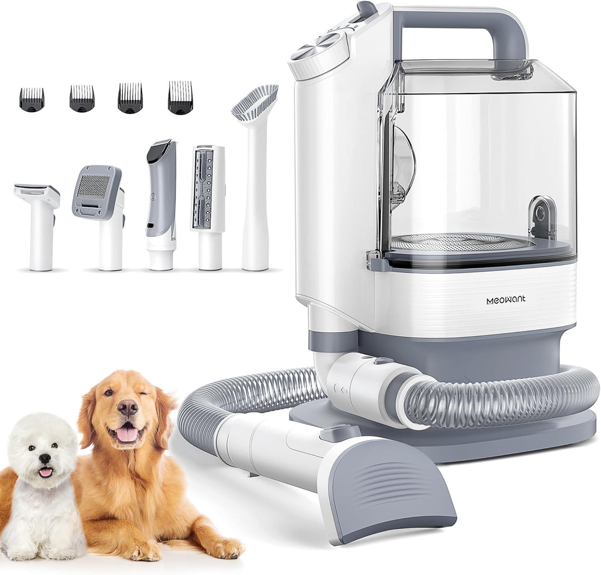 Hondentrimmer – Huisdierentrimmer – Trimsalonapparaat – Dierenverzorger – Stofzuigertrimmer – 3,2L Opvangcapaciteit – 3 Zuigstanden Tot 13 kPa