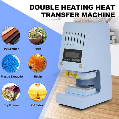 Auto Heat Press Transferpers, thermopres, 50 x 35 cm, dubbelzijdige elektrische transferpers, draagbaar hittedrukapparaat voor doe-het-zelvers, voor T-shirts, textiel en