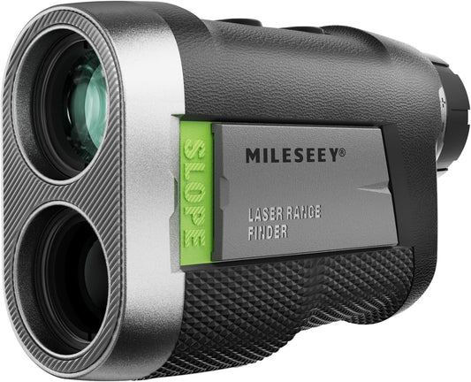 MiLESEEY Oplaadbare Golf Range Finder met Helling Schakelaar, Magnetische Range Finder Golf 1100Yds Vlag Lock Trilling, ±0.55Yds Nauwkeurigheid, Toernooi Legal Golf Afstandsmeters