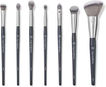 Make-upborstelset – Make-up kwastenset, make-up borstels, make-up penselen, penselenset – 7-Delige set voor gezicht en ogen – Zachte vegan vezels, geschikt voor gevoelige en rijpere huid