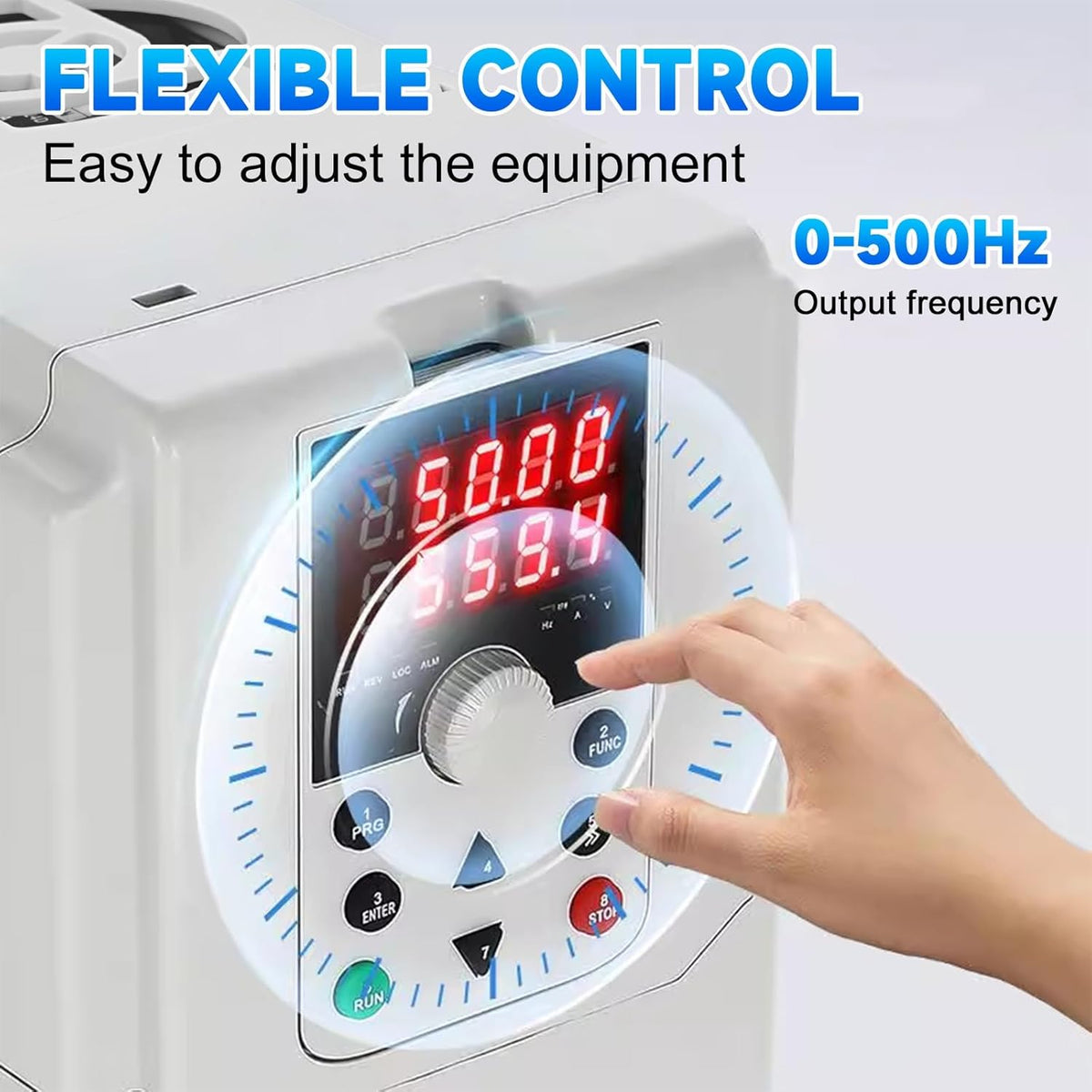 Jadeshay 220 V 1,5 kW zonne-PV-omvormer, 1-fasen-ingang, 3-fasen-uitgang, waterpomp-/ventilator-frequentieomvormer (2,2 kW)
