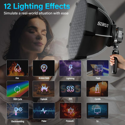 LED videolamp – Videolicht – COB ledlamp – Fotolamp – Studioverlichting – Complete set – 150 W – Bi-Color 2800K-6500K