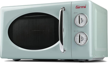 Magnetron – Oven – Microwavemachine – Keukenapparaat – Grillfunctie – 20 Liter Inhoud – 700 W Magnetronvermogen & 800 W Grillvermogen – Retro Groen Design