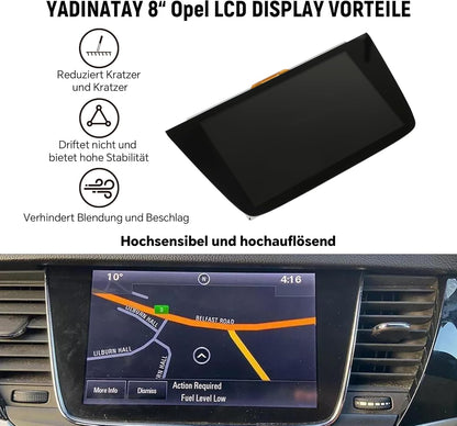 LQ080Y5DZ10 LCD-scherm touchscreen voor Opel Astra k Vauxhall Navi 900 Monitor GPS Navigatie Digitalisator Auto LQ080Y5DZ06 Scherm