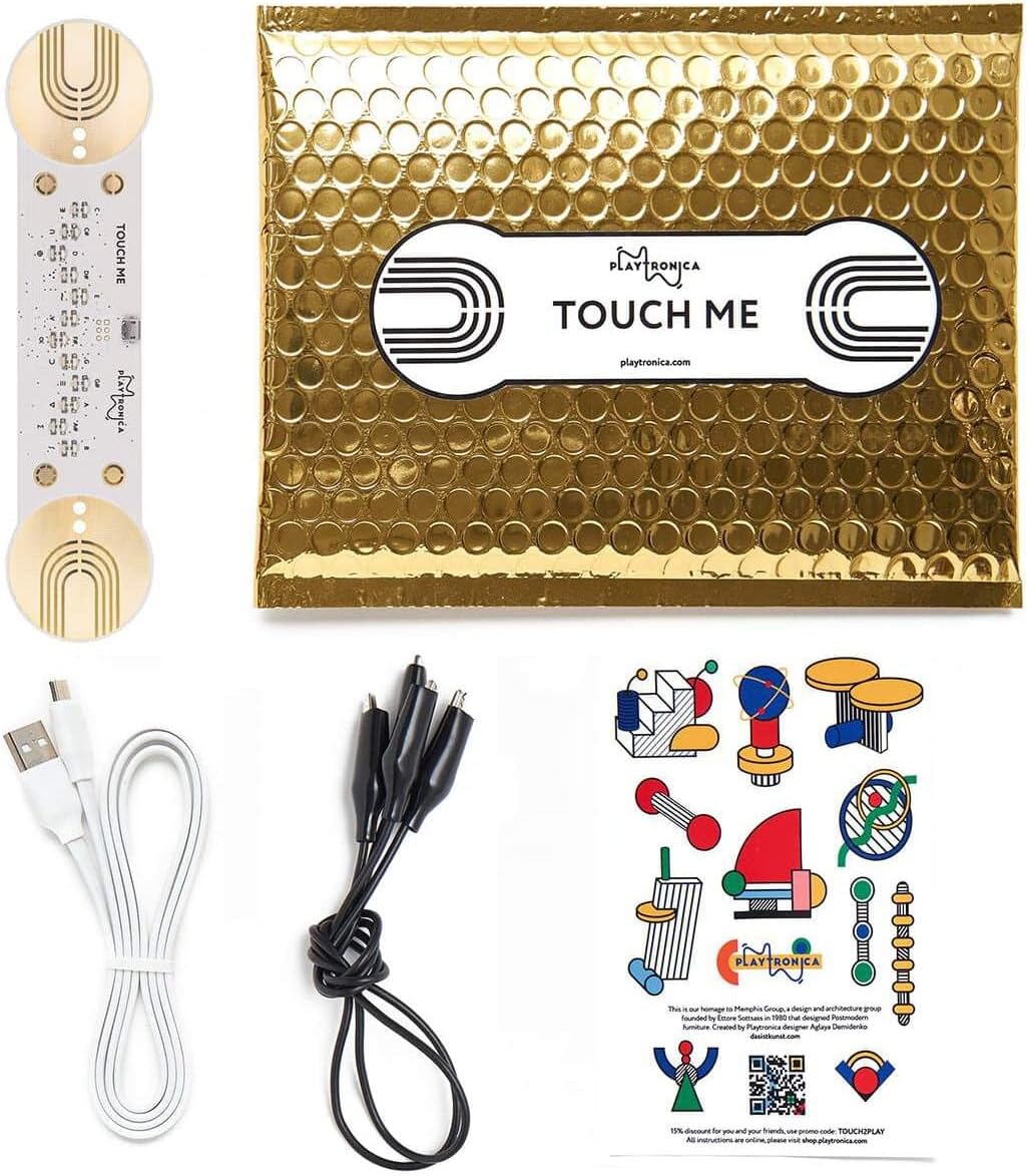 Aanraakgevoelige MIDI Controller – Muziekcontroller – Audio-Interface – Synthesizer Controller – Touch Controller – Lage Latentie – Compact Formaat – Zwart