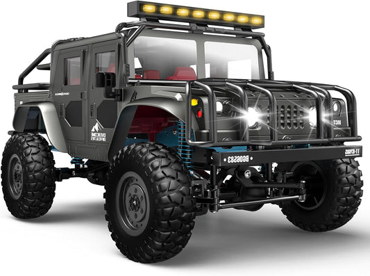 All-Terrain RC Auto – Afstandsbediening Auto – RC Buggy – Offroad Truck – RC Climber – 4WD Aandrijving – Waterbestendig IPX4 – 2x Oplaadbare Batterijen - QUORE