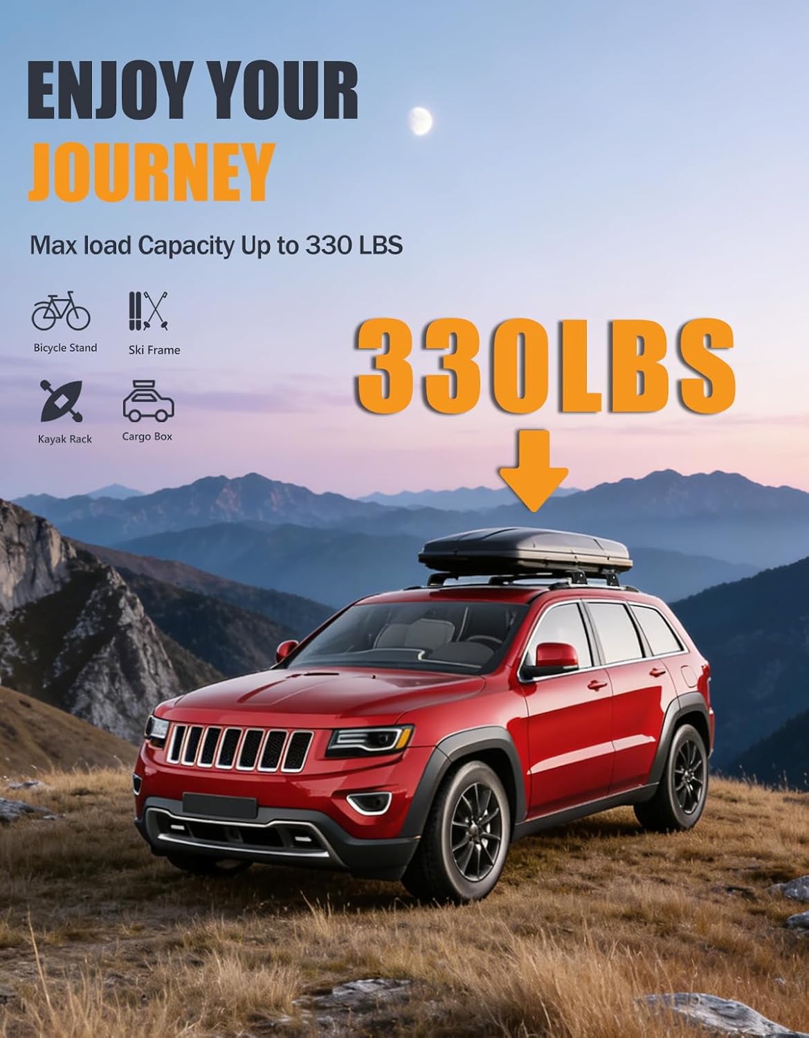 dakdrager voor 2011-2021 Grand Cherokee