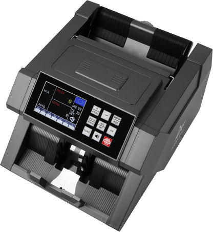 Geldtelmachine – Biljettelmachine – Biljettenteller – Geldteller – Valsgelddetector – 6-Voudige Valsgelddetectie – 900 Biljetten Per Minuut