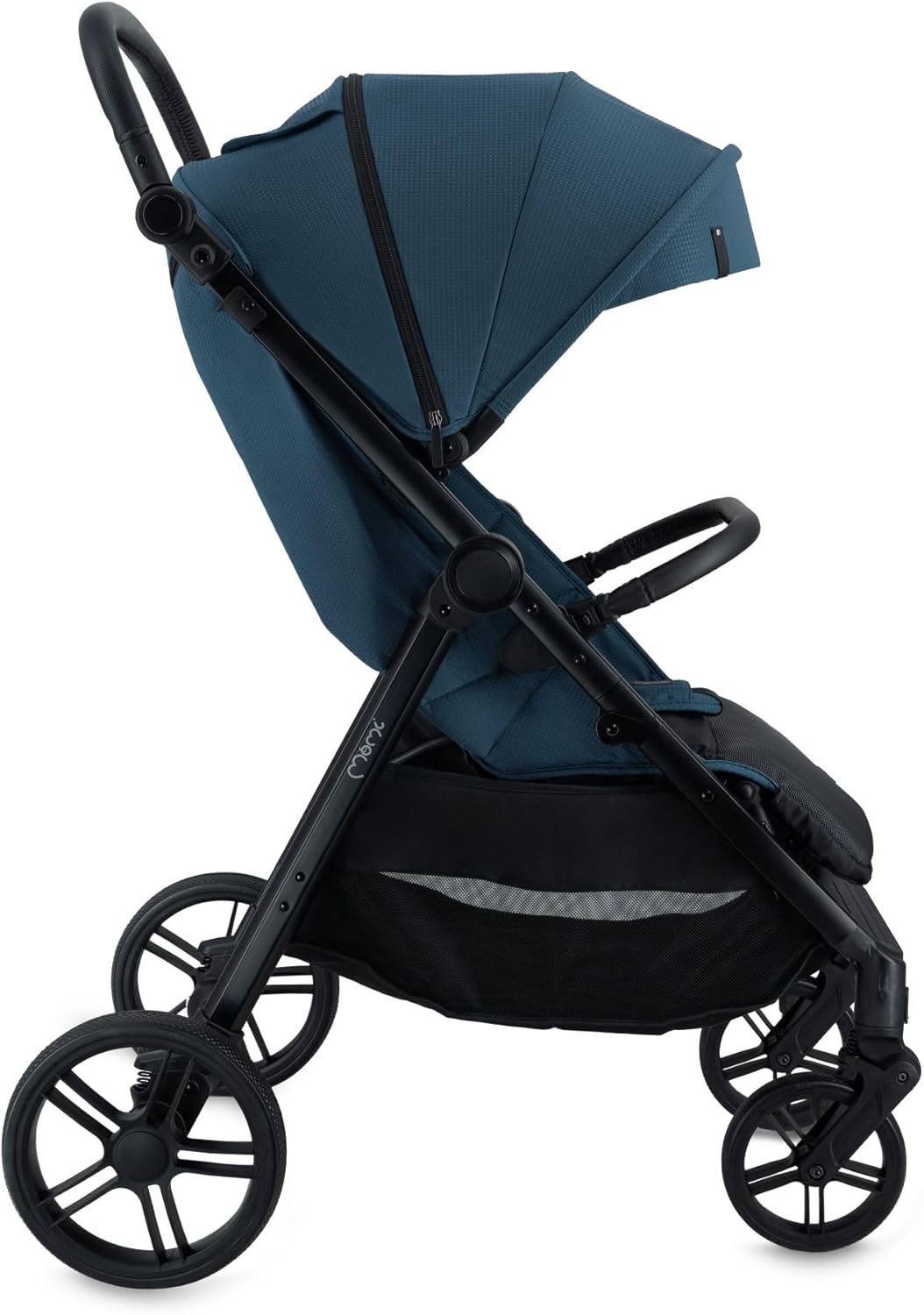 MoMi Clara Kinderbuggy, kinderwagen vanaf 6 maanden, tot 22 kg lichaamsgewicht, 5-punts veiligheidsgordel, voetenzak, bekerhouder, boodschappenmand, luiertas, insecten- en regenbescherming