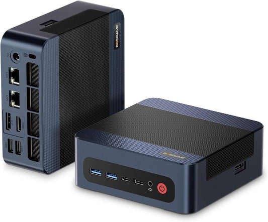 Mini Gaming PC – Mini Desktop – Compacte PC – Krachtige Computer – Ryzen 9 7940HS – 32GB DDR5 – 1TB PCIe 4.0 SSD – Wi-Fi 6E & Dual 2.5GbE LAN